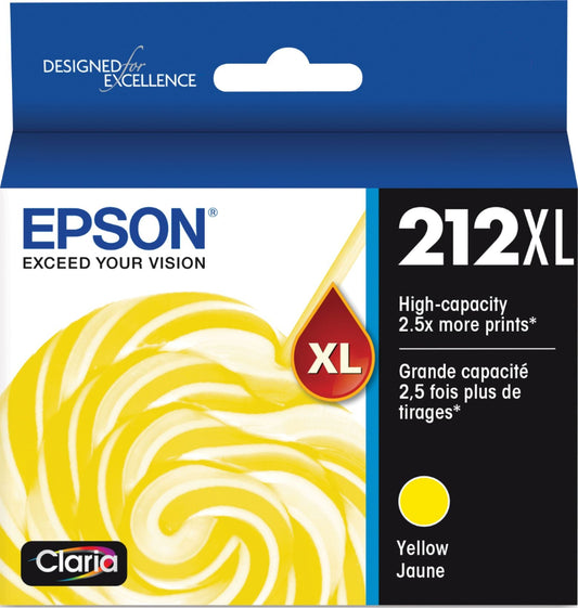 New, Pre-Owned - Epson 212XL High Capacity Ink Cartridge Yellow