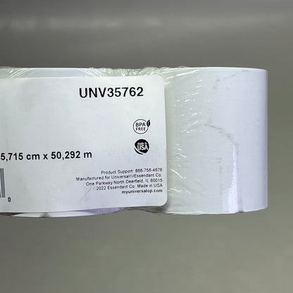 UNIVERSAL (5 PACK, 3 ROLLS EACH) Thermal Printing Paper 2.25" X 165' UNV35762