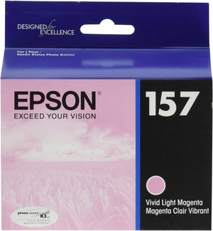 New, Pre-Owned - Epson 157 Vivid Light Magenta Ink Cartridge