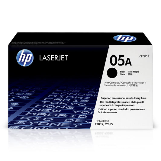 New, Pre-Owned - HP 05A High Yield Black LaserJet Toner Cartridge, CE505A