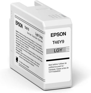 New, Pre-Owned - Epson T46Y9 Light Gray Standard Yield Ink Cartridge