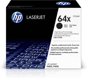New, Pre-Owned - HP 64X High Yield Black LaserJet Toner Cartridge, CC364X