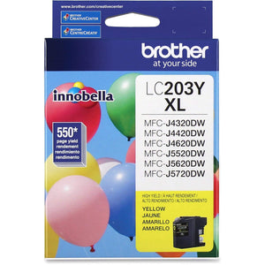 New, Pre-Owned - Brother LC203YXL High Yield Yellow Ink Cartridge