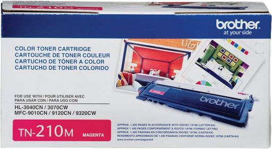 New, Pre-Owned - Brother TN-210M Standard Yield Magenta Laser Toner Cartridge, TN210M