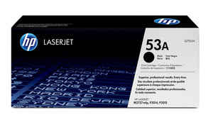 New, Pre-Owned - HP 53A Standard Yield Black LaserJet Toner Cartridge, Q7553A
