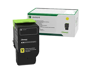 New, Pre-Owned - Lexmark 76C0HY0 High Yield Yellow Laser Toner Cartridge