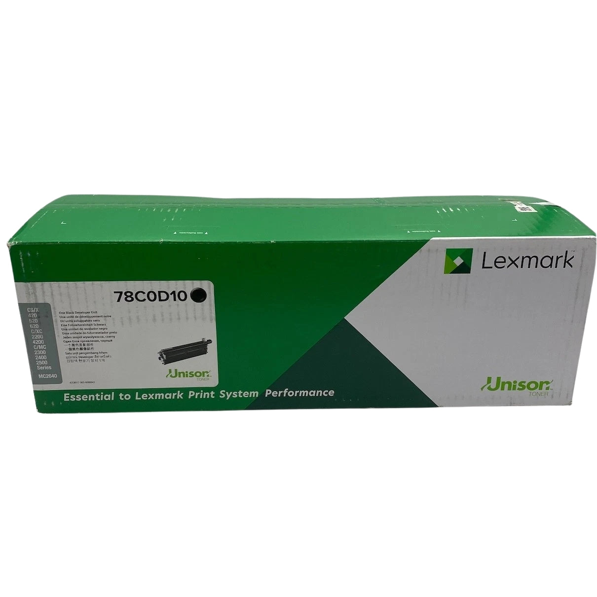 New, Pre-Owned - Lexmark 78C0D10 Extra High Yield Black Developer Unit