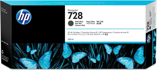 New, Pre-Owned - HP 728 300-ml (F9J68A) Matte Black New, Pre-Owned - Ink Cartridge