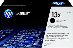 New, Pre-Owned - HP 13X High Yield Black LaserJet Toner Cartridge, Q2613X