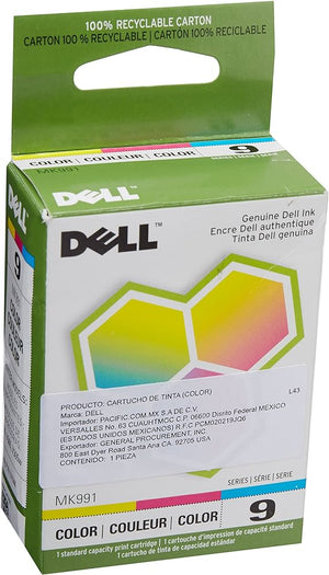 New, Pre-Owned - Dell Series 9 MK991 Color Ink Cartridge