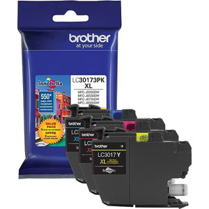New, Pre-Owned - Brother LC3017 Cyan, Magenta, Yellow Ink Cartridge