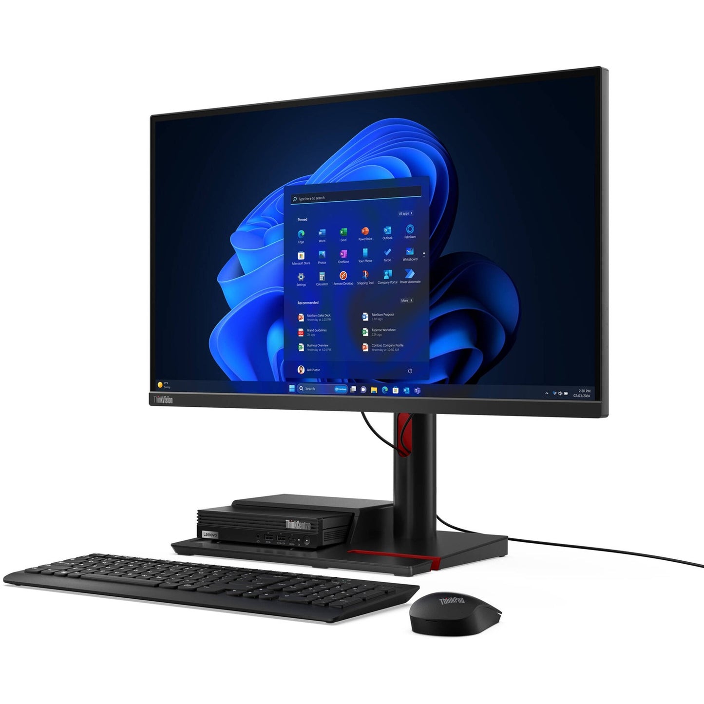 Lenovo ThinkCentre M70q Gen 5 i5-14400T 16GB DDR5 512GB SSD 12TD001RUS