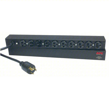 APC Basic Rack PDU 1U 20A 120V 10 NEMA 5-20R AP9563