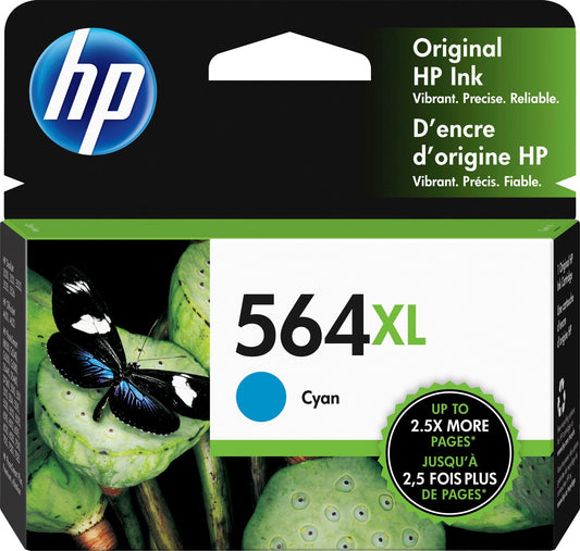 New, Pre-Owned - HP 564XL (CB323WN) Cyan Ink Cartridge