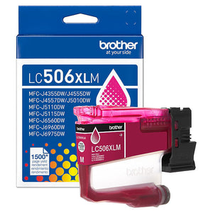 New, Pre-Owned - Brother LC506XL High Yield Magenta Ink Cartridge