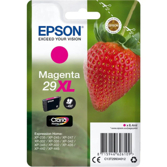 New, Pre-Owned - Epson 29XL Magenta Ink Cartridge, C13T299340