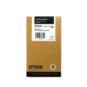 New, Pre-Owned - Epson T6021 Standard Yield 110ml Photo Black Ink Cartridge, C13T602100