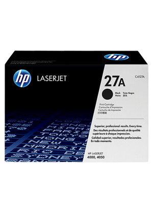 New, Pre-Owned - HP 27A Black Toner Cartridge, C4127A