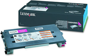 New, Pre-Owned - Lexmark C500H2MG High Yield Magenta Toner Cartridge