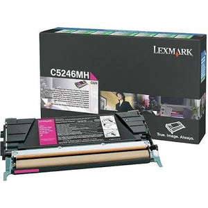 New, Pre-owned, Original Lexmark C5246MH High Yield Magenta Toner Cartridge