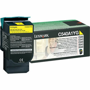 New, Pre-Owned - Lexmark Yellow Return Program Toner Cartridge,  C540A1YG