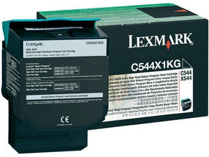 New, Pre-Owned - Lexmark C544X1KG Extra High Yield Black Toner Cartridge