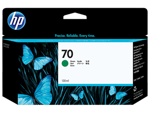 New, Pre-Owned - HP 70 130ml Green Ink Cartridge, C9457A