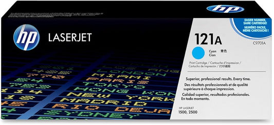 New, Pre-Owned - HP 121A Standard Yield Cyan Toner Cartridge, C9701A