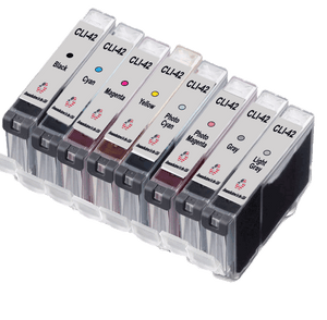 U.S. Remanufactured for Canon CLI-42 Ink Cartridges 8-Pack