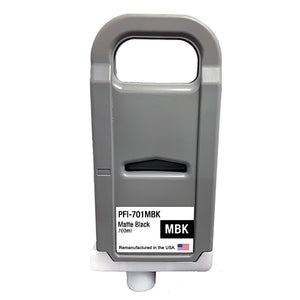 U.S. Remanufactured for Canon PFI-701MBK 700ml Matte Black Ink Cartridge