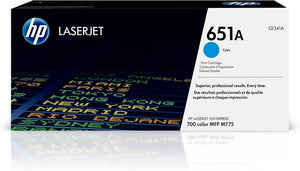 New, Pre-Owned - HP 651A Standard-Yield Cyan Toner Cartridge, CE341A