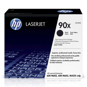 New, Pre-Owned - HP 90X High- Yield Black Laser Toner Cartridge, CE390X