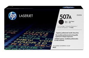 New, Pre-Owned - HP 507A Standard-Yield Black LaserJet Toner Cartridge, CE400A