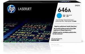 New, Pre-Owned - HP 646A Standard-Yield Cyan Laser Toner Cartridge, CF031A