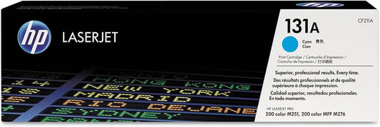 New, Pre-Owned - HP 131A Standard-Yield Cyan Laser Toner Cartridge, CF211A