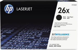 New, Pre-Owned - HP 26X High Yield Black Toner Cartridge, CF226X