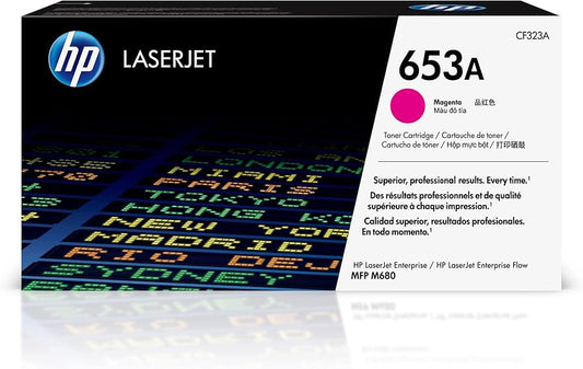 New, Pre-Owned - HP 653A Standard-Yield Magenta Toner Cartridge, CF323A