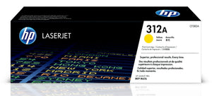 New, Pre-Owned - HP 312A Yellow LaserJet Toner Cartridge, CF382A