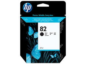 New, Pre-Owned - HP 82 69-ml (CH565A) Black Ink Cartridge
