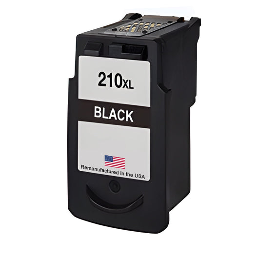 U.S. Remanufactured for Canon PG-210XL Black Ink Cartridge