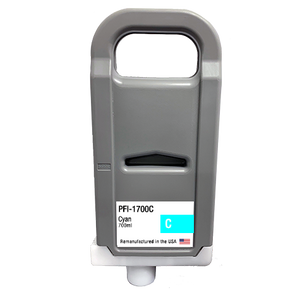 U.S. Remanufactured for Canon PFI-1700C Cyan Ink Cartridges