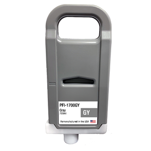 U.S. Remanufactured for Canon PFI-1700GY Gray Ink Cartridges
