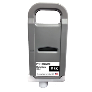 U.S. Remanufactured for Canon PFI-1700MBK Matte Black Ink Cartridges