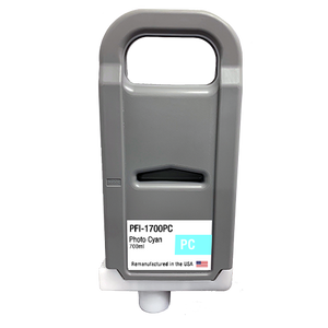 U.S. Remanufactured for Canon PFI-1700PC Photo Cyan Ink Cartridges