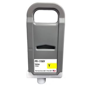 U.S. Remanufactured for Canon PFI-1700Y Yellow Ink Cartridges