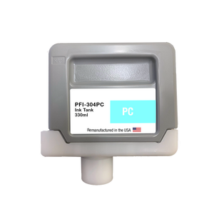 U.S. Remanufactured for Canon PFI-304PC 330ml Photo Cyan Ink Cartridge
