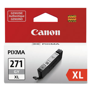 New, Pre-Owned -  CLI-271XL High Yield Gray Inkjet Cartridge, 0340C001
