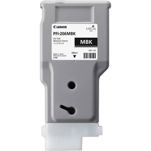 New, Pre-Owned - Canon PFI-206 300mL Matte Black Ink Cartridge