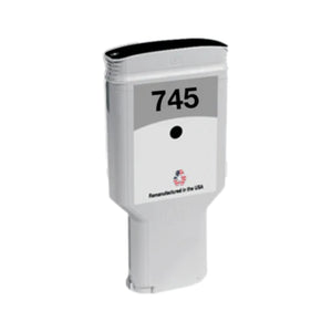US Remanufactured for HP 745 300mL (F9K04A) Photo Black Ink Cartridge, F9K04A