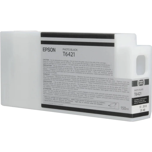 New, Pre-Owned - Epson T6421 Photo Black Ink Cartridge 150ml